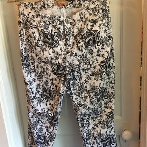 Ellen Tracy Floral Jeans